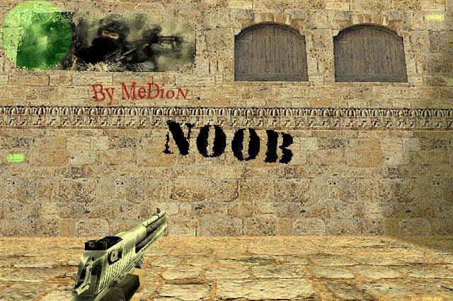 Скачать лого «Noob» для CS 1.6 бесплатно