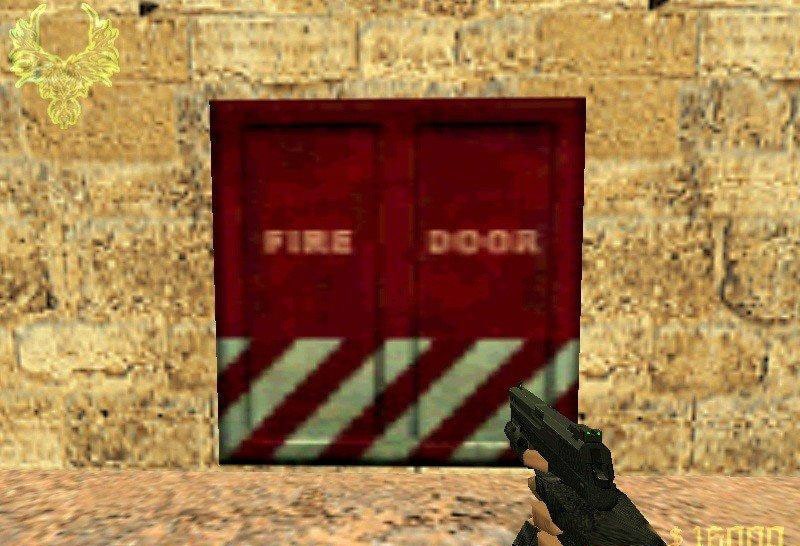 Скачать логотип «Пожарные двери» для CS 1.6