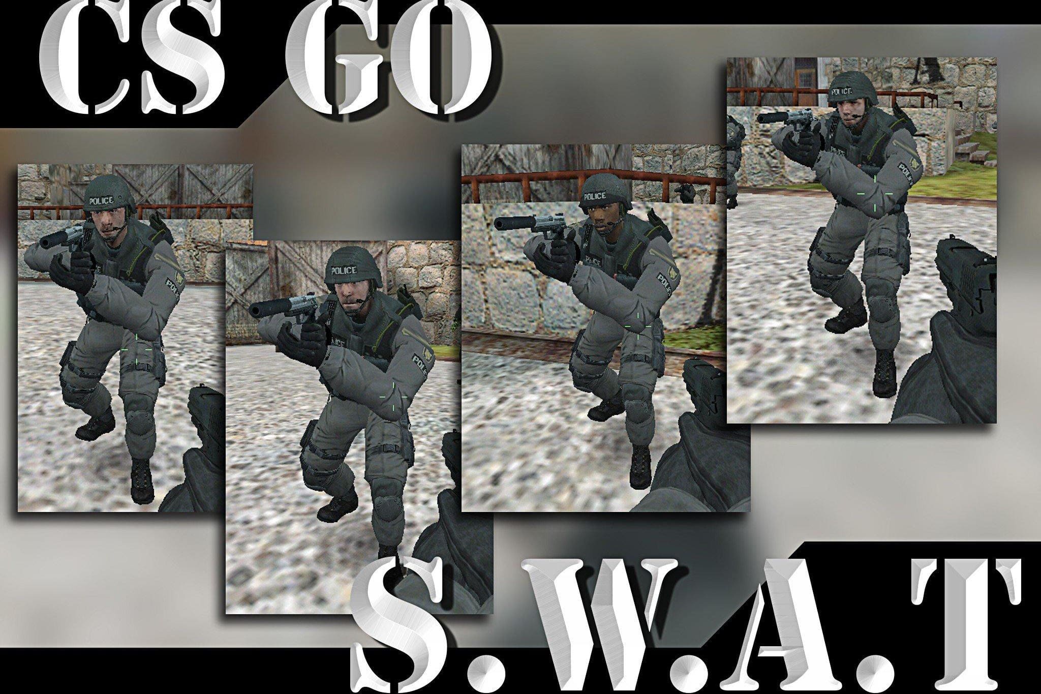 Скачать модели игроков «S.W.A.T.» из CS:GO для CS 1.6